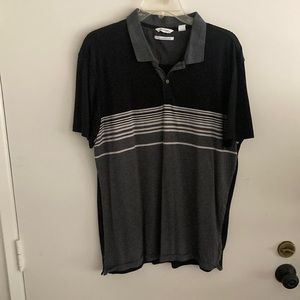 Calvin Klein Black/Grey Polo XL